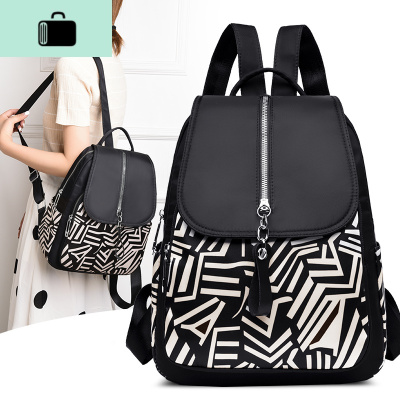 牛津布双肩包女2020新款潮韩版潮百搭时尚帆布书包女士小背包女包NEW LAKE