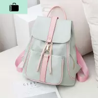 牛津布双肩包女2020新款潮女士抽绳锁扣背包韩版大容量大学生书包NEW LAKE