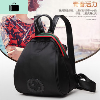 百搭韩版时尚小巧女士双肩包2020新款女轻便夏天可爱迷你小包背包NEW LAKE 黑色