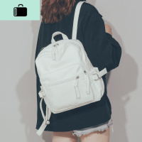 韩版软皮双肩包2020新款时尚百搭休闲简u皮女士背包旅行包书包NEW LAKE