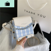 果然Beautiful潮包店2020新款夏天格子包包女质感少女风单肩包NEW LAKE女士单肩包