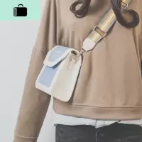 网红小黑上新包包女2020秋季款韩版潮百搭质感时尚单肩斜挎手机包NEW LAKE女斜挎包