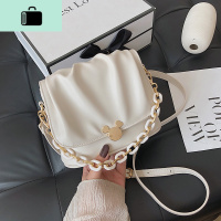 网红女士小包包2020新款潮夏季时尚手拎斜挎包百搭ins褶皱水桶包NEW LAKE女斜挎包