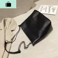 上新大包包女韩版春夏超火大容量单肩水桶包高级感洋气链条斜挎包NEW LAKE女斜挎包