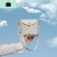 夏天网红水桶包编织包包2020新款流行斜挎包女百搭ins时尚单肩包NEW LAKE女斜挎包