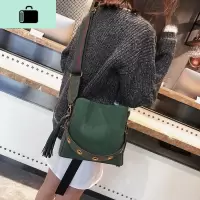 大包包女包2020新款潮夏水桶包宽带斜挎百搭手提单肩大容量NEW LAKE女斜挎包