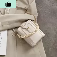 迷你水桶小包包2020新款潮网红高级感夏季百搭女包质感单肩斜挎包NEW LAKE女斜挎包