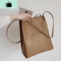 高级感洋气包包女2019新款大容量简约单肩时尚质感百搭斜挎水桶包NEW LAKE女斜挎包