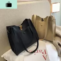 韩版大包包女2020春夏新款复古时尚水桶包洋气大容量女单肩斜挎包NEW LAKE女斜挎包