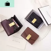 皮卡包女小巧简约个性2020欧美新款复古大容量短款小卡包韩版潮NEW LAKE女士钱包/卡包