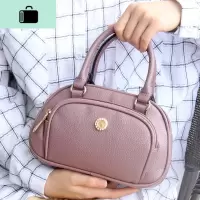 新款女士包包中老年妈妈买菜手提手机零钱包大容量软皮包包小圆包NEW LAKE