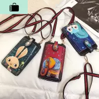 竖款装手机包女斜挎迷你小包包放手机袋子挂脖便携夏天卡通零钱包NEW LAKE