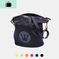 2019新款潮网红尼龙包女斜挎大容量水桶包单肩时尚百搭牛津布大包NEW LAKE女士手提包