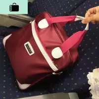 女手提旅行包短途商务出差小行李包袋简约轻便穿拉杆包防水牛津布NEW LAKE女士手提包