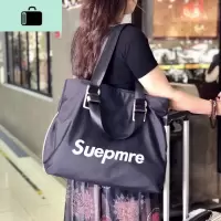 尼龙牛津布包女托特包2020新款大容量帆布单肩手提包简约百搭女包NEW LAKE