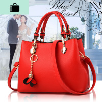 红色包包女结婚2020年新款时尚大气手提单肩斜挎大容量婚礼新娘包NEW LAKE女士手提包