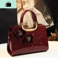 时尚皮大气手提包百搭女士包包2020新款中年女包单肩斜挎妈妈包NEW LAKE
