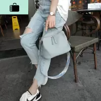 皮女包2020气质牛皮单肩包夏新款韩版百搭斜挎包简约软皮手提包NEW LAKE