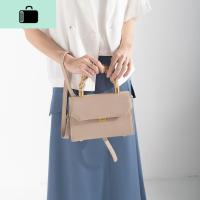 仙气十足/小众手柄减龄通勤包大容量单肩斜跨手提女包NEW LAKE 奶茶色()女士手提包