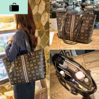 时尚包包女2020新款春夏女包大容量百搭大气印花托特包单肩手提包NEW LAKE 咖啡色