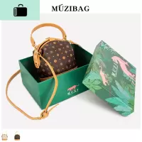 网红小包包女2020新款韩版时尚撞色手提斜挎包复古百搭单肩水桶包NEW LAKE女斜挎包