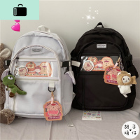 日系原宿可爱古着感少女书包韩版ins复古风百搭大容量学生双肩包NEW LAKE