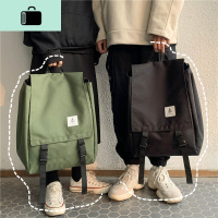 日系漫画少年书包男女韩版原宿ulzzang学院风 森系文艺翻盖双肩包NEW LAKE