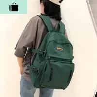 时尚潮流书包森系大容量ins风双肩包女韩版高中男大学生校园背包NEW LAKE