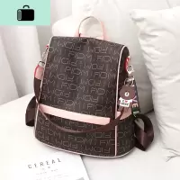 网红双肩包女2020年新款韩版时尚百搭大容量包包软皮防盗背包书包NEW LAKE
