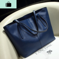 2020新款女士皮单肩包简约女包休闲托特包斜挎大包包大容量牛皮NEW LAKE女斜挎包