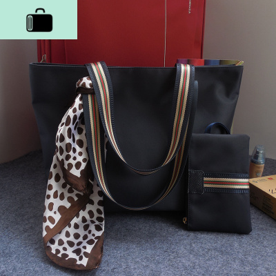 尼龙布包防水牛津布单肩子母包托特女包新款大包简约休闲购物大包NEW LAKE女斜挎包