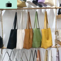 韩芯 托特女包 2020欧美时尚大容量质感软皮学生包单肩休闲手提包NEW LAKE女斜挎包