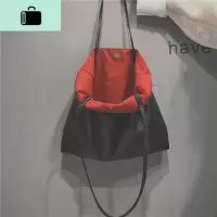 包包女2020新款潮ins简约纯色大包韩版时尚单肩包软面百搭购物袋NEW LAKE女士单肩包