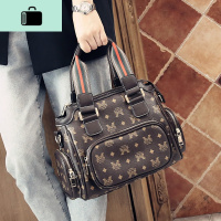 包包女包2020新款手提包大包休闲单肩包大容量斜挎包通勤上班包NEW LAKE 咖啡色女士单肩包