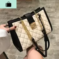 大包包女2020新款潮韩版菱格链条单肩包女包夏季大容量百搭手提包NEW LAKE女士单肩包