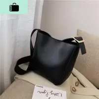 欧美水桶包女2019新款百搭大容量子母包简约斜挎女包单肩大包包潮NEW LAKE女士单肩包