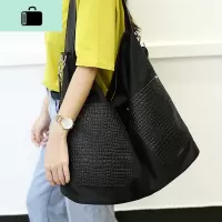 超轻便超大尼龙包新款潮爆韩版女包休闲包女士单肩包斜挎超大包包NEW LAKE