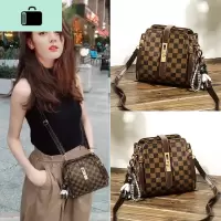小包包女2020上新时尚韩版百搭单肩斜挎水桶包ins夏季时尚女包潮NEW LAKE女士单肩包