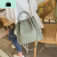 手提大包包女新款2020时尚水桶包韩版百搭网红链条单肩斜挎包NEW LAKE女士单肩包