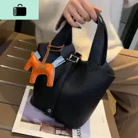 网红上新小包包女2020新款潮韩版百搭单肩手提时尚少女休闲水桶NEW LAKE女士单肩包