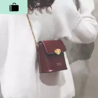 网红复古迷你小包女包2020新款百搭ins时尚水桶包洋气链条斜挎包NEW LAKE女士单肩包
