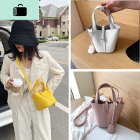 菜篮子包包女2020新款夏天流行韩版百搭斜挎包时尚洋气单肩水桶包NEW LAKE女士单肩包