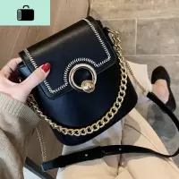 质感洋气链条小包包女2020新款高级感百搭ins水桶包春上新斜挎包NEW LAKE女士单肩包