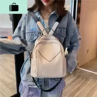 2020新款女士软皮双肩包潮牌女ins百搭韩版小背包简约休闲单肩包NEW LAKE女士单肩包