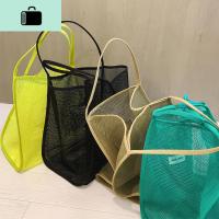 2020新款ins风超火单肩包透明网纱大容量挎包时尚轻便百搭购物袋NEW LAKE女士单肩包