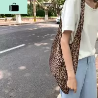 COOL GIRL出街预警 人手一个的时髦单品 ins风豹纹单肩背包NEW LAKE女士单肩包