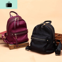 2020新款双肩包女韩版休闲英伦尼龙背包帆布旅行防水牛津布书包潮NEW LAKE