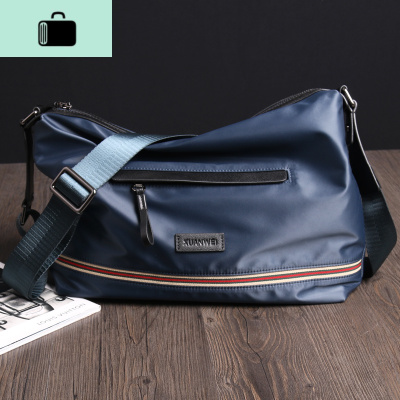 男士包袋单肩包男包斜挎包休闲防水户外帆布牛津布尼龙大容量横款NEW LAKE男士斜挎包