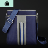男士单肩包牛津布男包休闲背包潮流竖款斜挎包尼龙布防水潮流小包NEW LAKE男士斜挎包