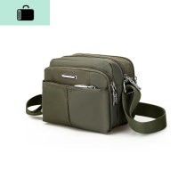 防水牛津布女包单肩斜挎包休闲帆布简约多层收银收钱包生意包男包NEW LAKE女斜挎包